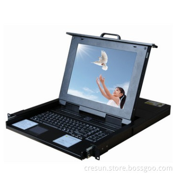 4 Port LCD KVM Switch